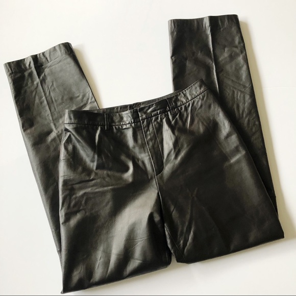Nine West Pants - Nine West Brown 100% Leather Pants